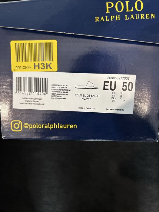 Klapki Polo Ralph Lauren 50 Nowe