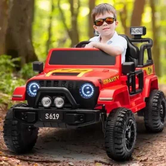 Дитячий електромобіль Jeep M 5103 EBLR