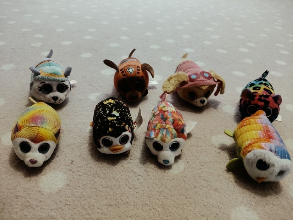 Maskotki zestaw 8 szt