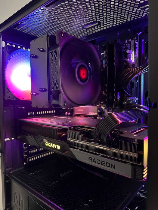 Komputer gamingowy Ryzen 5800X RX 9060 XT 32GB  1TB FV23 Gwarancja 24M