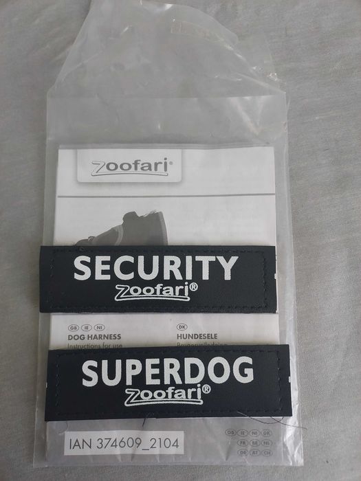 Наліпка жартівлива для шлеї\ нашийника прикольная липучка для питомца