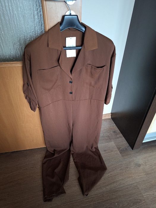 Kombinezon damski brązowy L