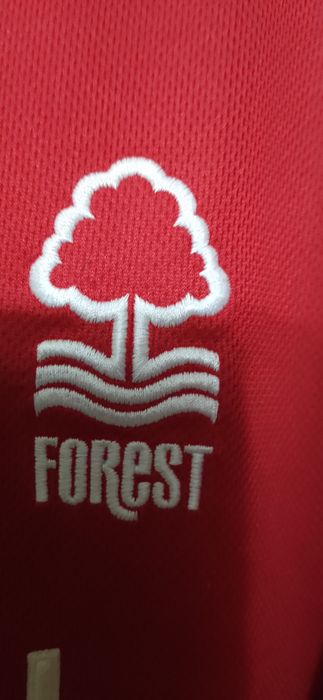 koszulka  t-shift domowa klubu piłkarskiego Nottingham Forest 2002/03