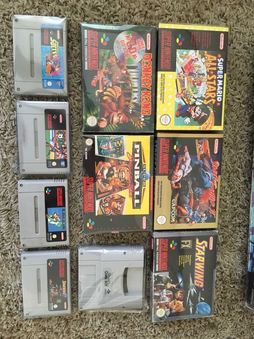 SNES console Super Nintendo Super Nintendo + games + adapter64584271396867124