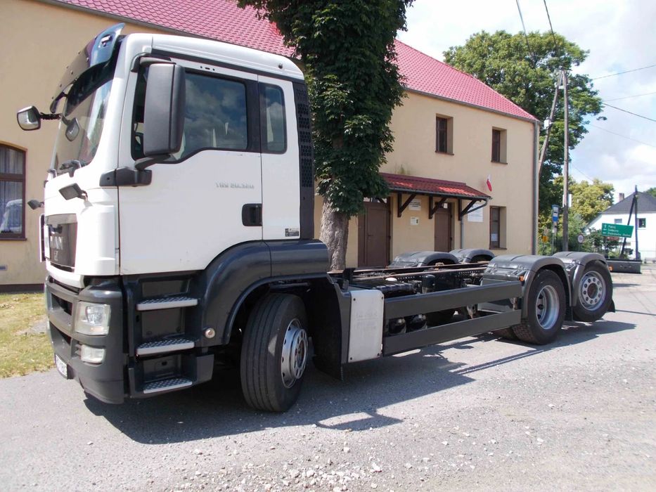 MAN TGS Rama Do Zabudowy // MANUAL // Krótki Rozstaw Osi 420cm // Długa rama 700cm // Pod Autolaweta HDS // 6x2 Oś skrętna