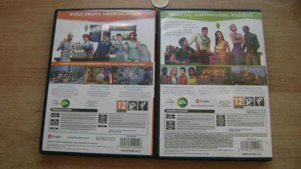 Starocie z PRL - GRY na PC = SIMS 4 Zestaw 3 krążki