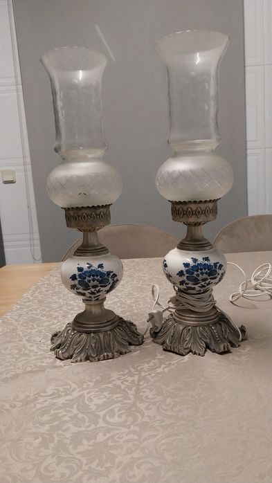 Candeeiros de mesa vintage