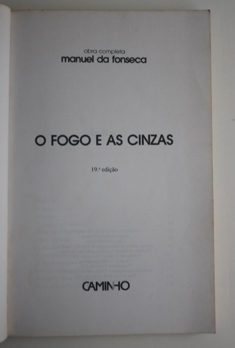 O fogo e as Cinzas