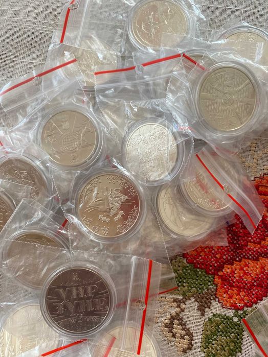 Монети НБУ з 1998 по 2022 рік ОБМІН Див. фото і опис