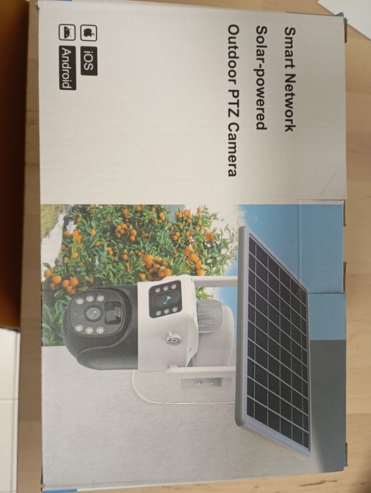 Câmara Solar 4G c/ Visão noturna 
Noturna Full Color
Na caixa EXF-QS12