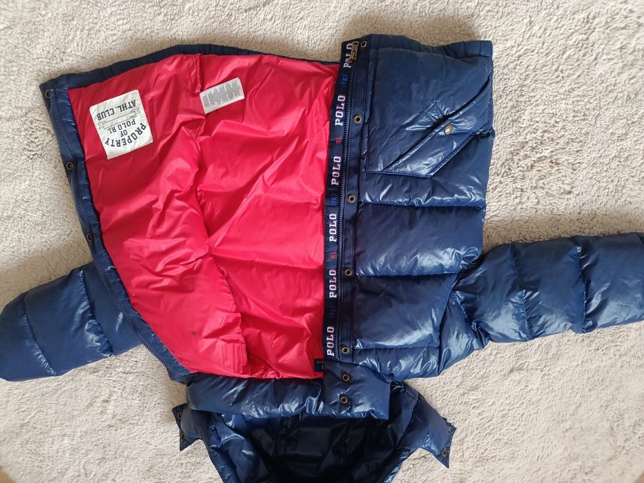 Oryginalna, jak nowa kurtka puchowa Polo Ralph Lauren Kids 140