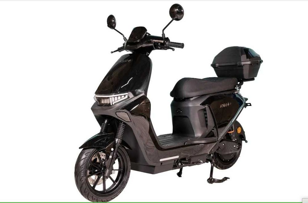 Електробайк ATLAS Shark 2 Box 2000W Black БЕЗКОШТОВНА ДОСТАВКА Електроскутер Атлас Шарк