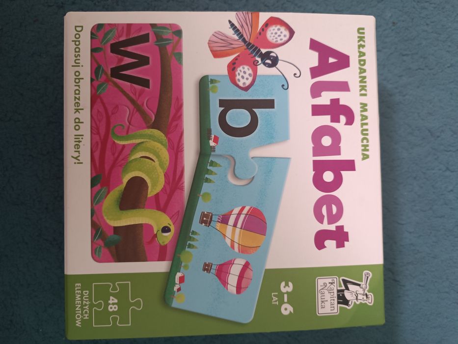 Układanki malucha Alfabet. Puzzle edukacyjne