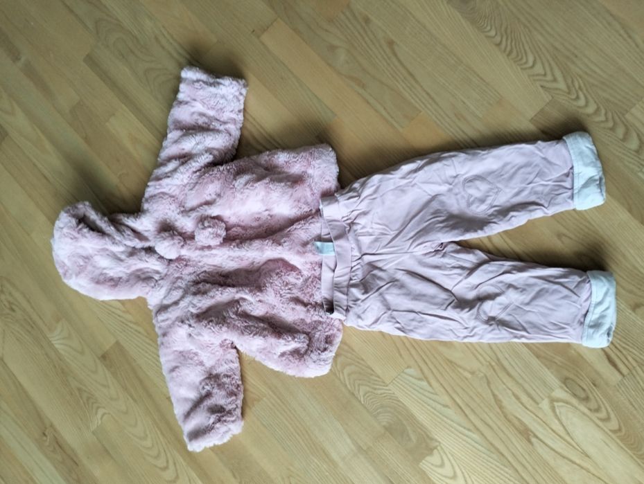 Шуба плюс штани в подарунок  6-12 місяців