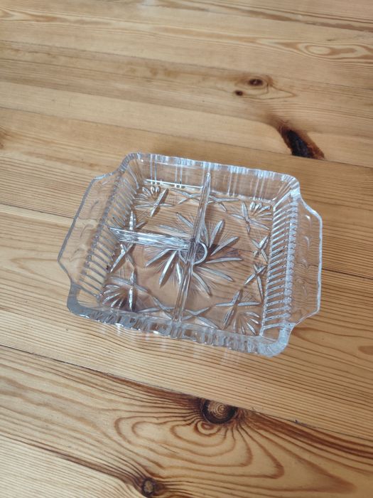 Kryształy Polskie PRL, porcelana Rumuńska zestaw 16 sztuk