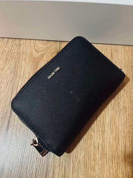 Parfois portfel czarny uzywany portmonetka duża sakiewka