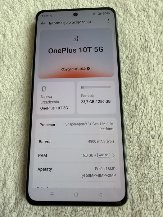 Oneplus 10T 16/256