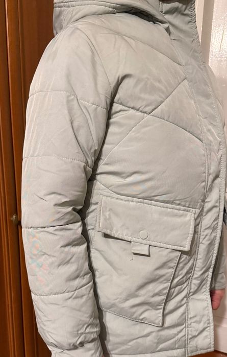 Стильна жіноча куртка на холодну осінь і теплу зиму L розмір