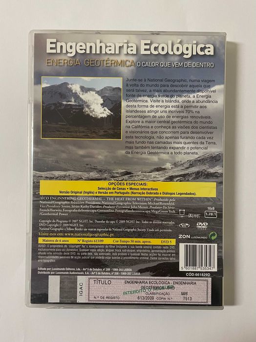 National Geographic - Engenharia Ecológica: Energia Geotérmica