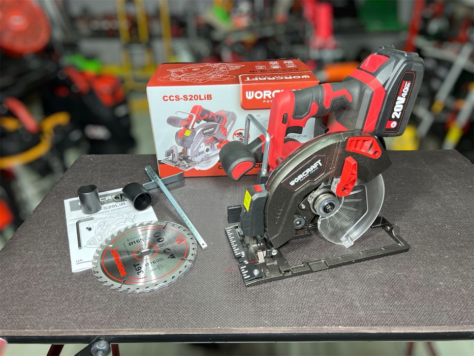 Аккумуляторная бесщеточная дисковая пила WORCRAFT CCS-S20LiB