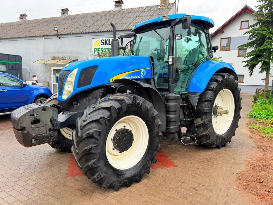 New Holland T 7050  200/234 KM 6 cylindrów bez DPF i AdBlue, 2007r, miękka kabina, pneumat