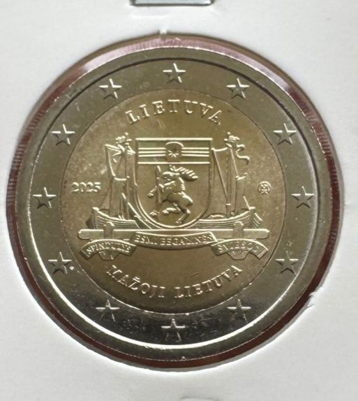Lituânia 2025 - Moeda 2€ Comª alusiva Mazoji Lituânia Menor
