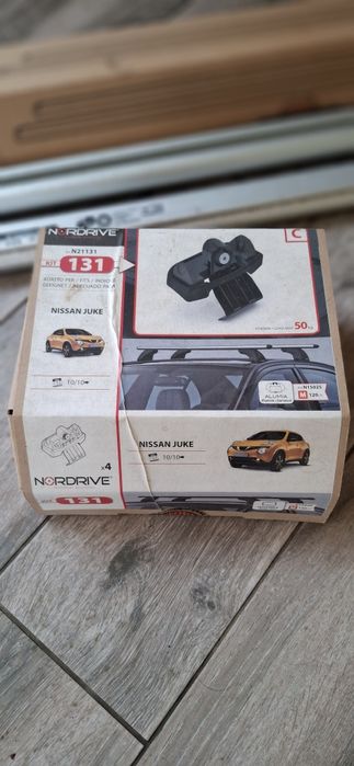 Barras de tejadilho nissan juke