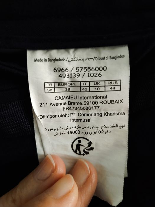 Spodnie, granatowe, 38, Camaieu