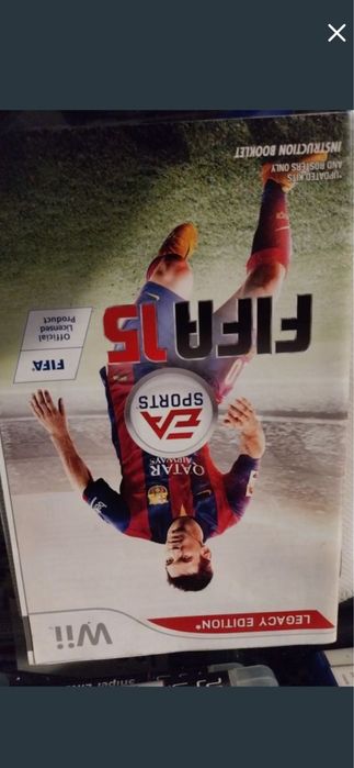 Manual jogo Nintendo Wii Fifa 15