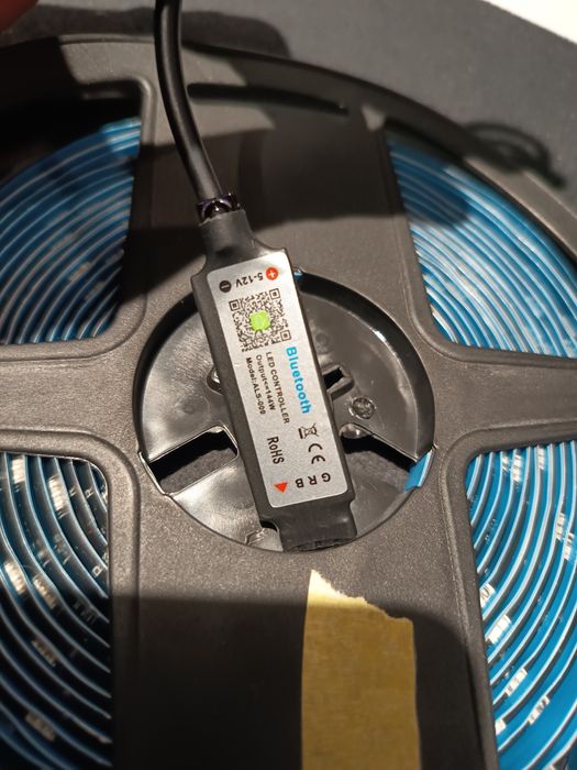 Ledy RGB 5m nowe z zasilaczem wodoodporna taśma