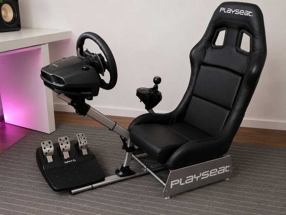 Playseat Revolution + Logitech G920 + Caixa de Velocidades.