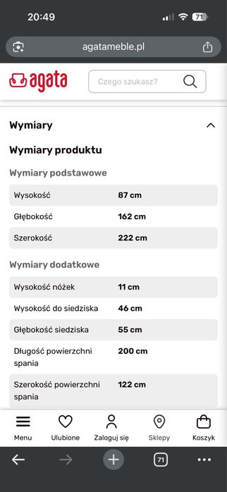 Narożnik VOLARE  Agata Meble