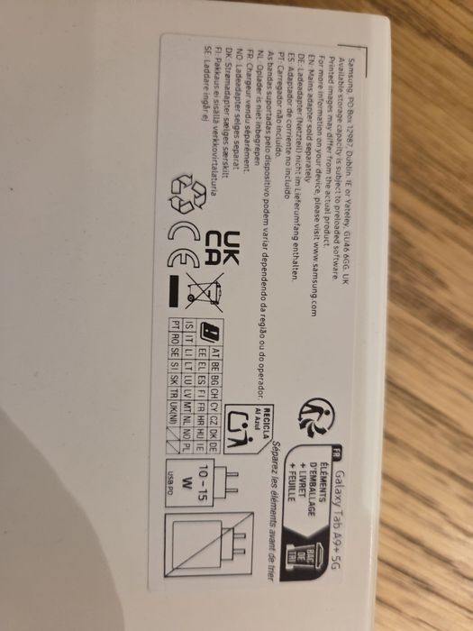 Samsung Galaxy Tab A9+ 5G 4/64 GB – NOWY + etui i szkło GRATIS