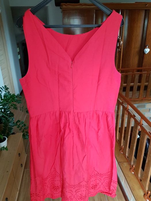 Sukienka KappAhl czerwona bawełna 38