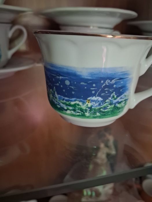 Chavenas meia de leite ou chá