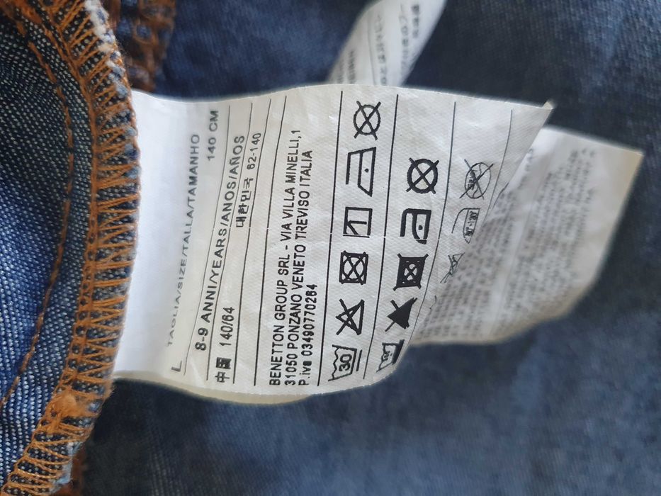 Casaco original ganga Benetton de menino 8/9 anos