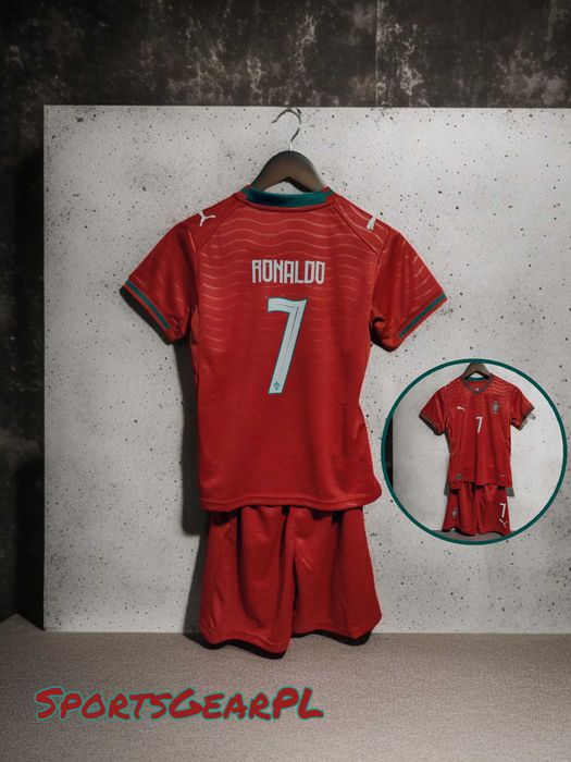 Cristiano RONALDO #7 Portugalia MŚ 2026 Komplet Domowy 135 - 145 cm || Mundial 2026