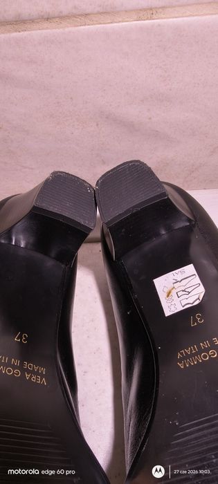 Czółenka damskie Luciano Prandin by Sala r. 37 skóra naturalna