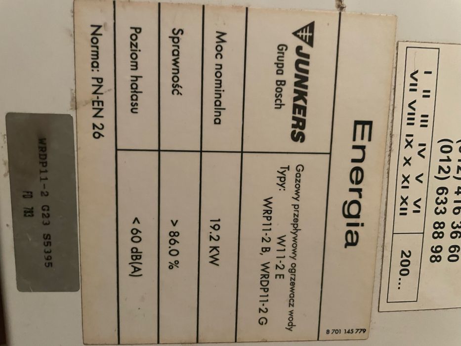 Piecyk junkers w11-2e