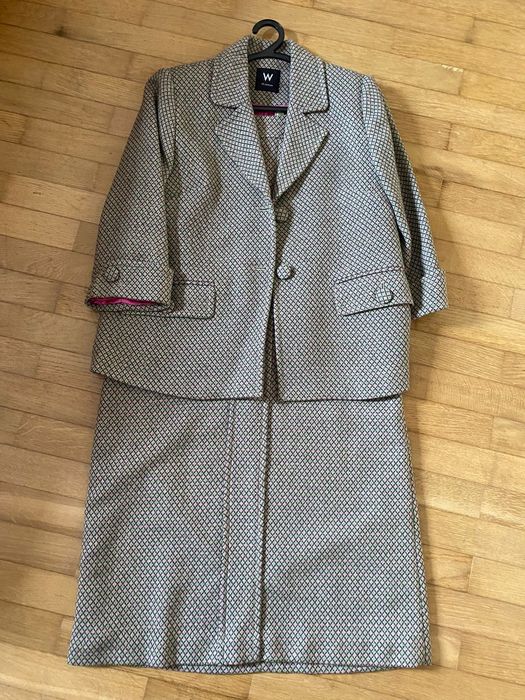 Conjunto casaco e vestido Lanidor