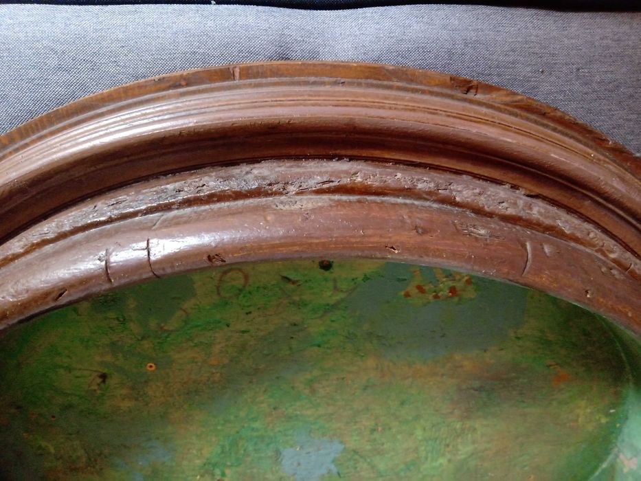 Włochy, antykwariat, drewniana rama z Wenecji, obraz, rzeźba, starocie