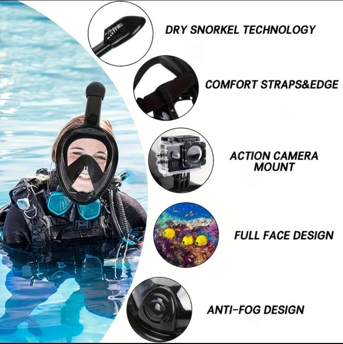 Маска для снорклінгу дитяча