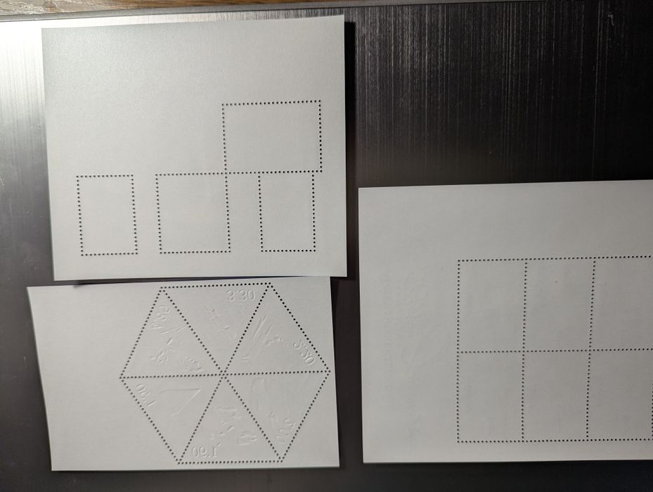 Блоки поштових марок України