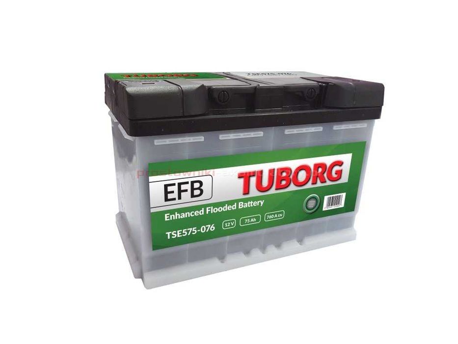 Akumulator Tuborg 12V 75Ah 760A EFB W. Pstrowskiego 27