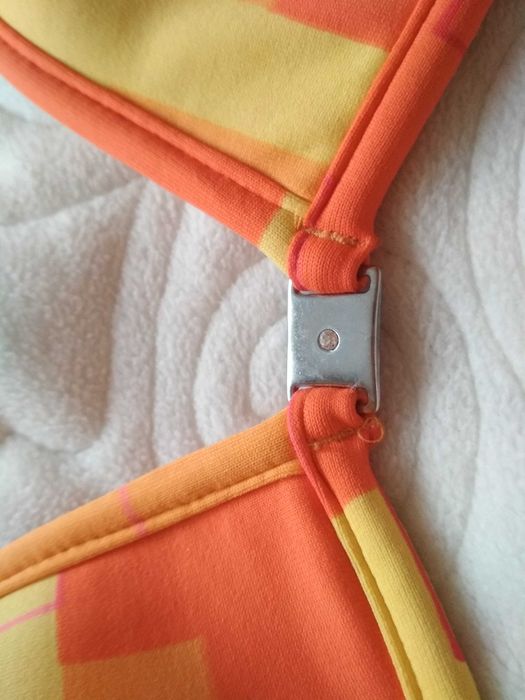 Strój kąpielowy dwuczęściowy r.36 Novella żółty pomarańcz