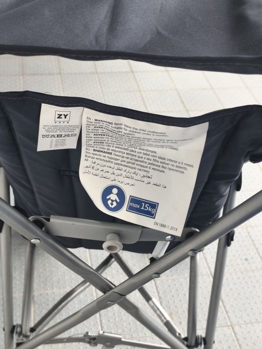 Carrinho de bebê, máximo 15kg