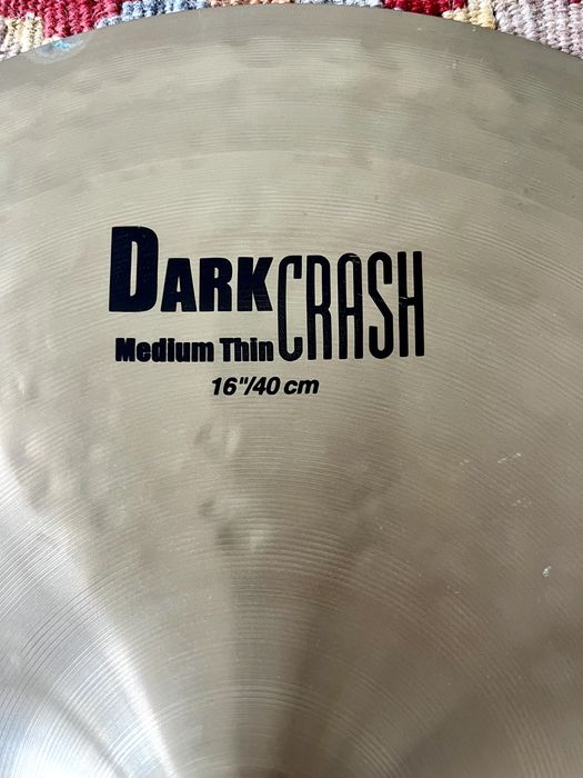 Prato Zildjian K-Serie 16" Dark Medium Thin Crash Cymbal