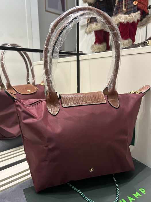 Torebka Longchamp burgundowa M