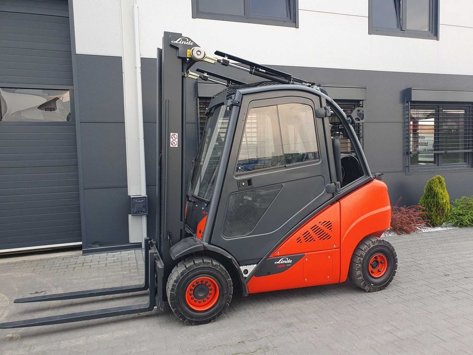 Wózek widłowy Linde H25T 4000h Triplex 5.95m 4 sekcje Kabina H20 H30