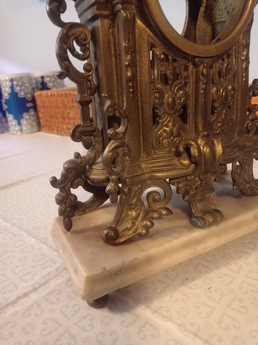 Zegar mosiężny obudowa stara